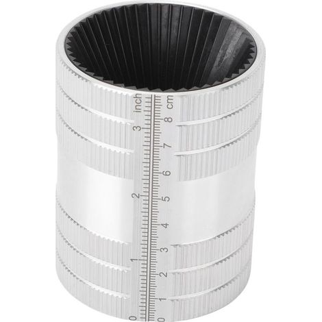 Alésoir intérieur/extérieur pour tubes de 5/16 po à 2-1/8 po, outil d'ébavurage pour tuyaux intérieurs/extérieurs en acier inoxydable, cuivre, aluminium et PVC de 12 à 54 mm (1/5)