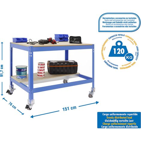 Simonrack SIMONWORK MOBILE BT0 1500 Metall und Holz