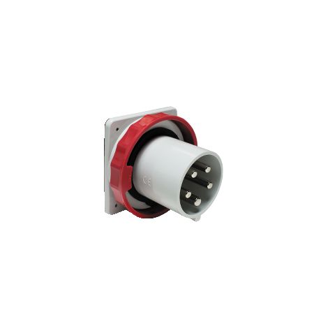 PratiKa - socle de connecteur encastré - 63A 3P+N+T - 380-415V - IP67 - 50-60HZ - 81883
