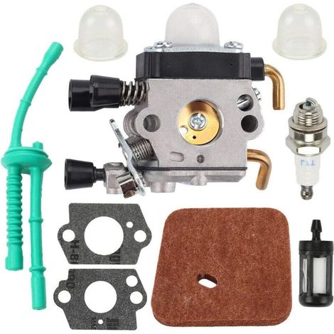 Filtre à air de carburateur FS55 FS45 FS46 38 KM55, filtre de tuyau de carburant, accessoires de tondeuse à gazon en coton (1/4)