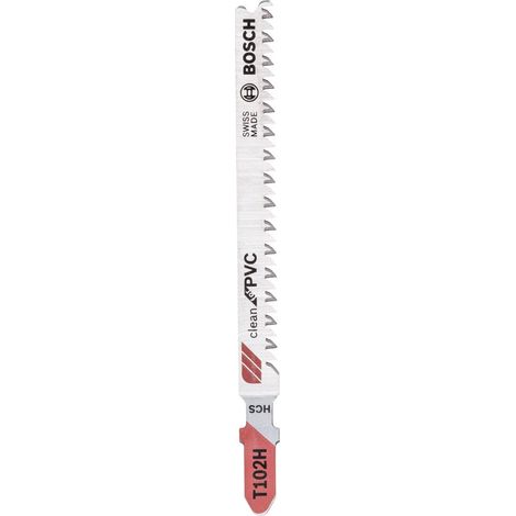 3x Lames de scie sauteuse Plastics PVC clean T102H (pour Plastiques, Plastiques, Longueur 100 mm, Accessoire Scie sauteuse) (1/4)