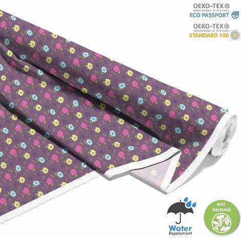TESSUTI DECORATIVI PER ESTERNI OXFORD - Motivo Doodle Flowers I DX525 (1/5)