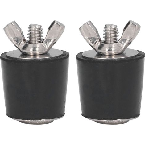 2 Prises Caoutchouc Piscine 25mm – Accessoires Bougies Effilées Hivernales, Protection des Conduits contre le Gel pour Piscine Hors Sol