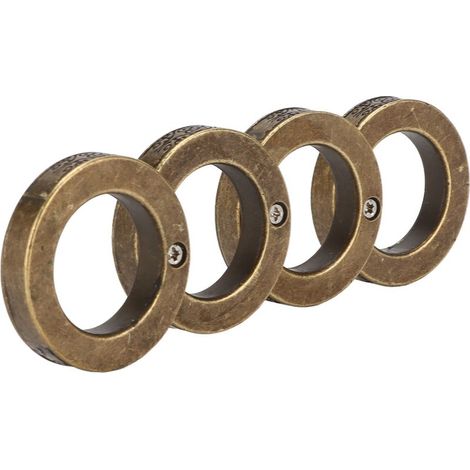 Bague de défense personnelle pour survie en montagne, équipement d'urgence pour escalade, sport outdoor, protection ronde.