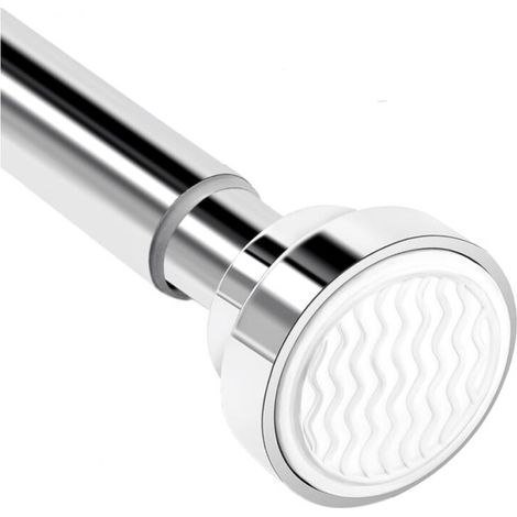 Verstellbare Duschvorhangstange 40-55 cm, einfache Montage, ideal für Türen, Schränke und Badezimmer