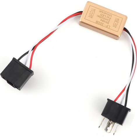 Module of flash stroboscopique LF‑300B, socket H4, mode rafale for headlight LED, fog light (1/5)