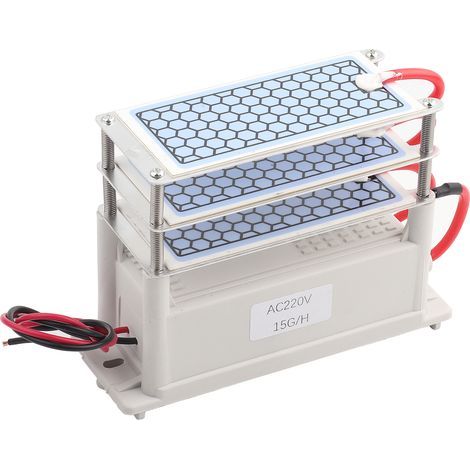 15g Ozone Generator with Ceramic Plate for Dryer, Refrigerator, Air Conditioner – 220V (1/3)