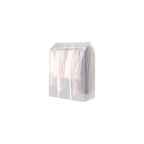 Sac de rangement suspendu pour vêtements de garde-robe sac suspendu sac de protection pour vêtements de grande capacité translucide, résistant à la poussière et à l'humidité, 1Pc, 50 x 100 x 90Cm - 50 (1/5)