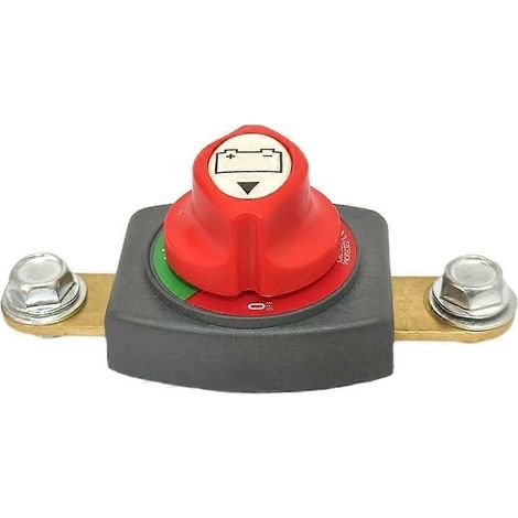 Compatible avec les bornes latérales des disjoncteurs de batterie, disjoncteur de batterie marine 275A, commande marche/arrêt pour applications automobiles et marines. (1/5)