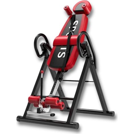 Panca ad Inversione da Fitness Multifunzione Regolabile Casa Palestra Gym 150 Kg (1/5)