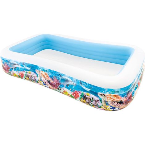 Swim Center Familienpool 305x183x56 cm Meeresleben-Design INTEX