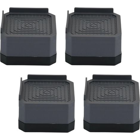 Tapis de nivellement multi-usage avec technologie d'absorption des chocs, s'installe pour un sol inégal et une maison silencieuse, pieds de nivellement réglables antidérapants (1/4)