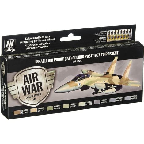 Vallejo Model Air - Set di Colori Acrilici per Aerografo, Multicolore (1/2)