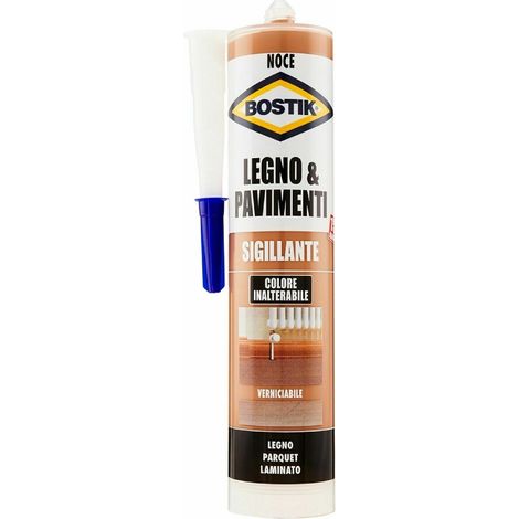 Silicone per Legno Verniciabile da 300 ml Inodore Riempitivo BOSTIK – colore NOCE