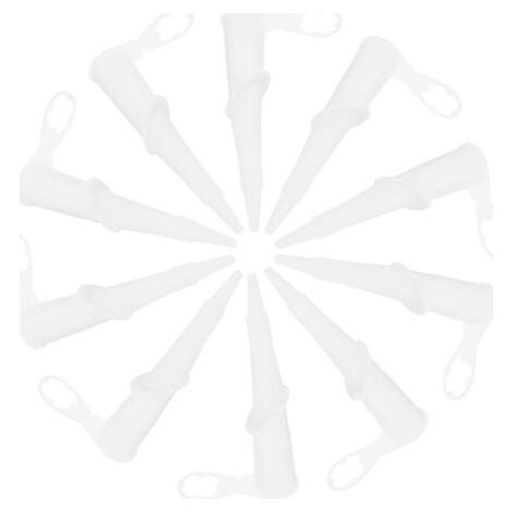 10 pièces Outils de Calfeutrage Flexible pour Maison Embouts Universels Silicone pour Application de Colle Verre Kit Pratique pour Travaux de Rénovation (1/5)
