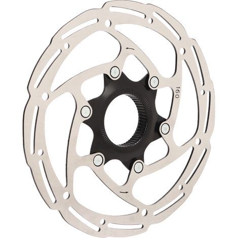 Disque de frein à disque Center Lock en acier avec cache Center Lock pour vélo de route et VTT, 160 mm (1/5)
