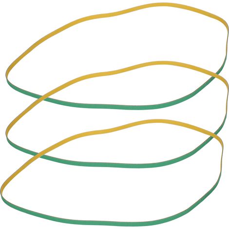 Lot de 3 courroies plates en cuir artificiel de 96 cm de périmètre, accessoire de rechange pour machine à parer 801 (1/5)
