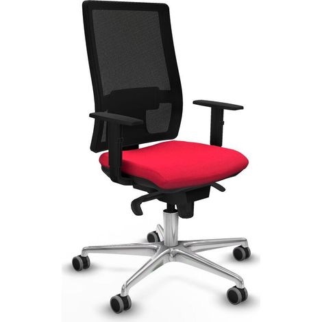 Piqueras y Crespo Horna Silla de oficina ergonómica roja