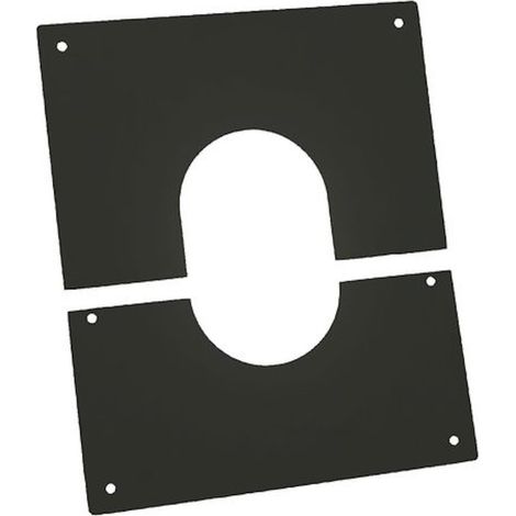 JONCOUX Plaque de propreté - Apollo Pellets 2.0 - noir Ø80 mm - réglable 25 à 45°