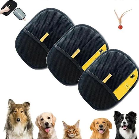 Gant d'épilation électrostatique Yomi pour animaux, brosse réutilisable pour poils de chat et de chien, SE-AquaForge (1/5)