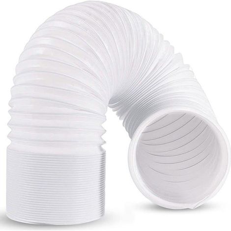 Tuyau d'évacuation pour climatiseur mobile 5" (13 cm) x 2 m - flexible PP rétractable, résistant -20°C à 70°C (1/4)