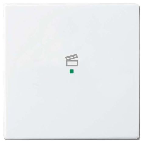 Busch-Jaeger Bascule Symbole "Scène" 1 compartiment blanc studio - Plattform 63 (6233-10-84), 2CKA006220A0043