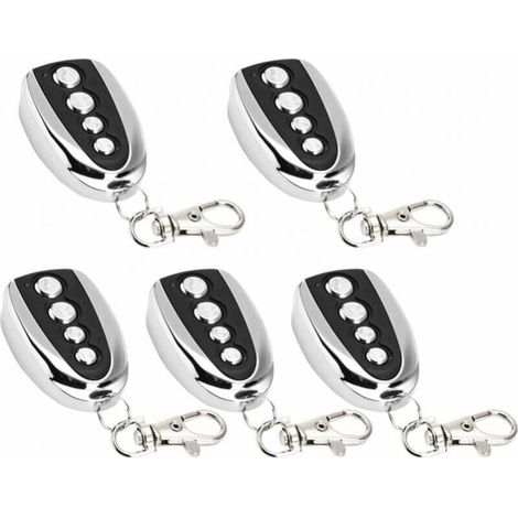 5 Pack Electric Garage Door Opener Remote Control, 433MHz Cloning Gate Garage Door Opener Universal Electric Cloning (5pcs) (1/5)
