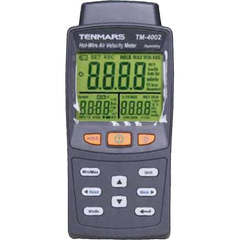 Anémomètre/débitmètre à fil chaud TM-4002, plage de mesure de 0,01 à 40 m/s (1/5)