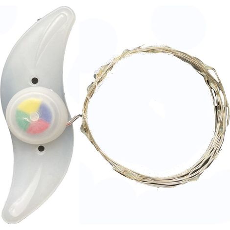 Pack di 2 Luci a LED per ruote di bicicletta (luce bianca) (1/5)