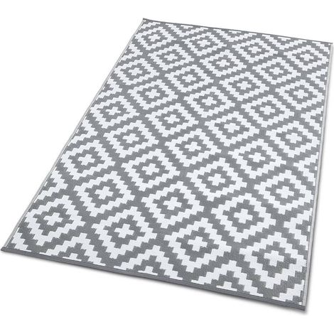TERRE JARDIN - Tapete exterior rectangular reversible Blanco 180 x 280 (1/5)