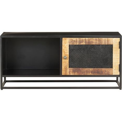 Maison Exclusive - TV-Schrank 90x30x40 cm Raues Mangoholz