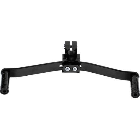 Repose-pied universel en aluminium pour moto, sélecteur de vitesse à 2 positions (noir) (1/5)