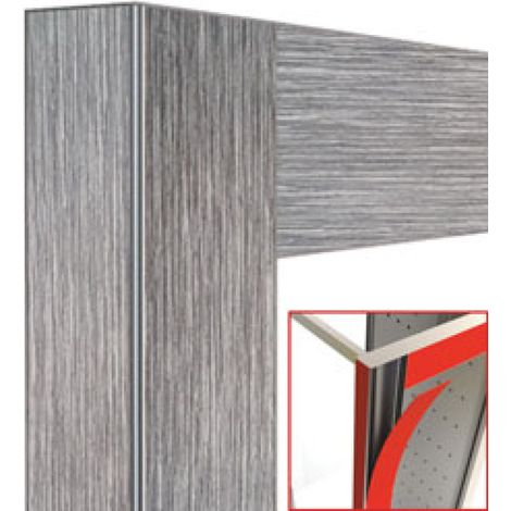 Déco vitrine 216lt. - magnétique - cendré - Diamond