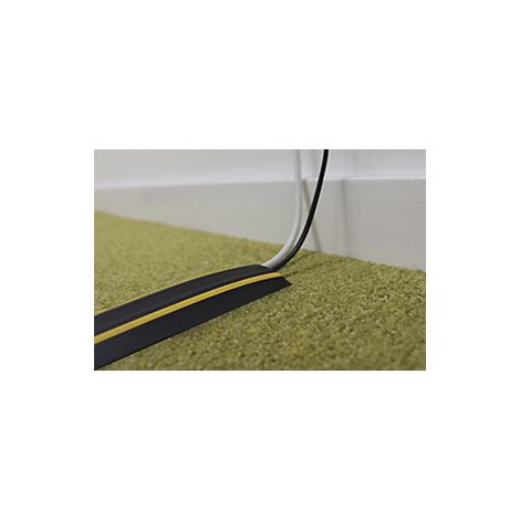 Canaleta para cables CABLEPRO  GP2Safety  negra y amarilla  1