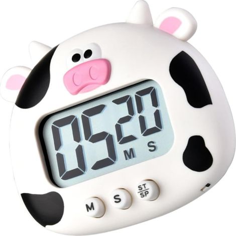 Outanaya Minuteur électronique ABS Forme Ox Cartoon Multifonction pour (1/5)