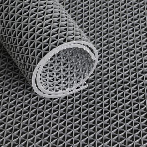 Esterilla de rejilla Ultra Grip con estructura de diamante de 120 cm - Gris (1/5)