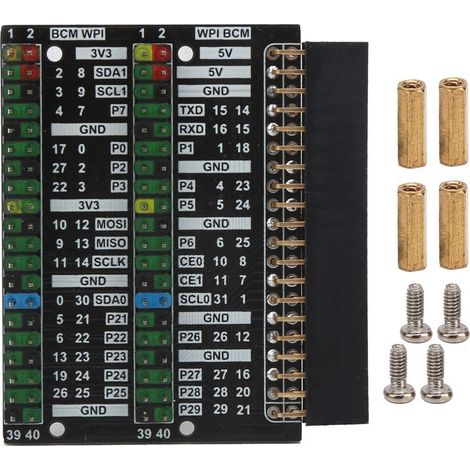 Zweireihige GPIO-Erweiterungsschnittstelle für Raspberry Pi 400, Verbindungsadaptermodul (1/5)