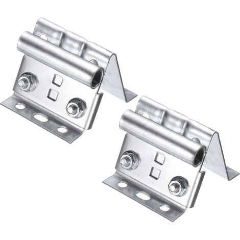 4 Pcs Support Superieur Reglable Pour Porte De Garage, Supports Superieurs En Acier Carbone Pour Accessoires De Porte De Garage Endommages Et Portes Residentielles (1/5)