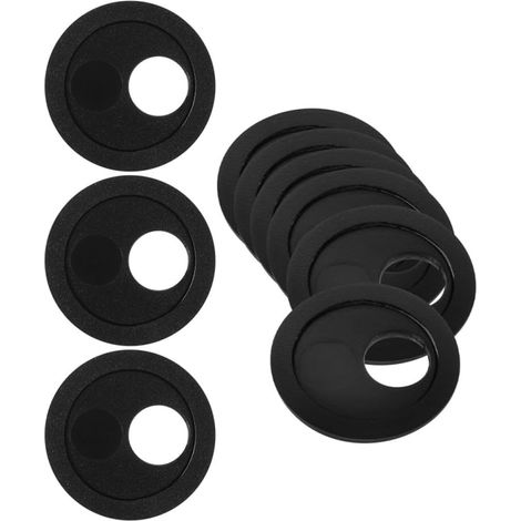 9 Pièces Cache Caméra Téléphone Noir Abs à Adhésif pour Protection Installation Facile, Design Polyvalent, Résistance aux Dommages, Usage sur Ordinateur Portable et Tablette (1/5)