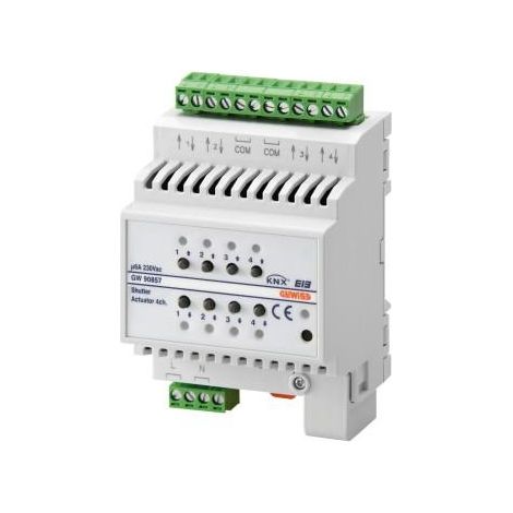 ACTIONNEUR COMM. MOTEUR 4 CANAUX KNX GEWISS GW90857