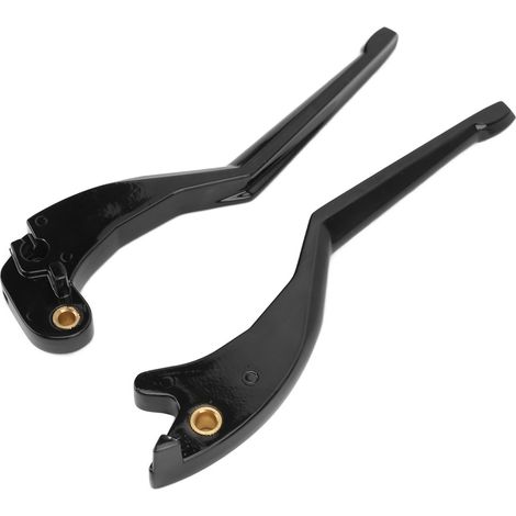 Kit de leviers de frein et d'embrayage en aluminium (1 paire) pour moto Indian Scout 2015-2016, noir brillant. (1/5)