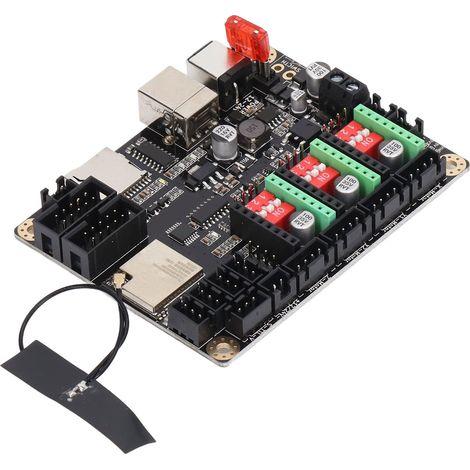 Carte mère de contrôle pour imprimante 3D 32 bits avec Wi-Fi, pour machine de gravure laser de bureau. (1/5)