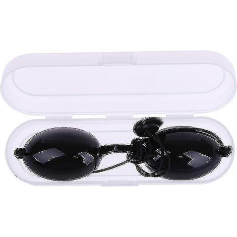 Cache-œil, lunettes de protection laser, masque de sécurité, patient d'une clinique de beauté IPL-Black (1/3)