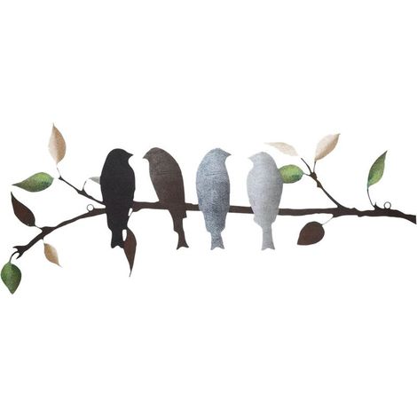 10 cm Art mural métal coloré style rustique, décoration murale élégante cuisine (1/5)