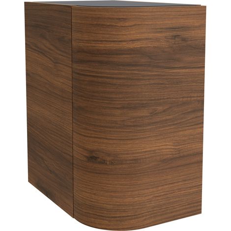 Salgar Schrankelement wandhängend ALLIANCE 300 links / rechts 1 geschwungene Tür zum Öffnen mit Pushsystem NUSSBAUM MAYA 300 x 540 x 450 mm (1/3)