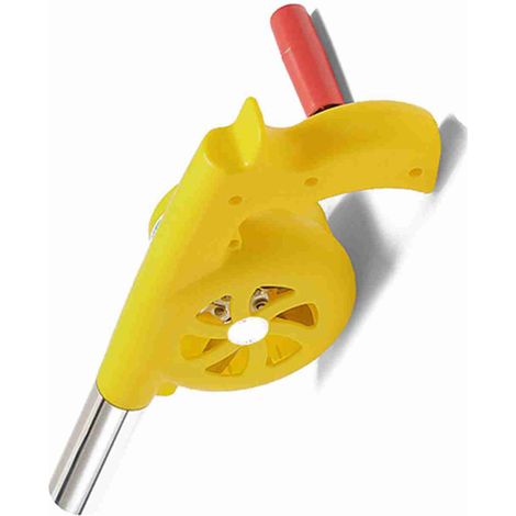Souffleur à main pour cuisine extérieure, souffleur de barbecue portable, souffleur de feu compact, souffleur d'air de combustion, équipement pour allumer un feu en camping, randonnée et pique-nique (1/2)