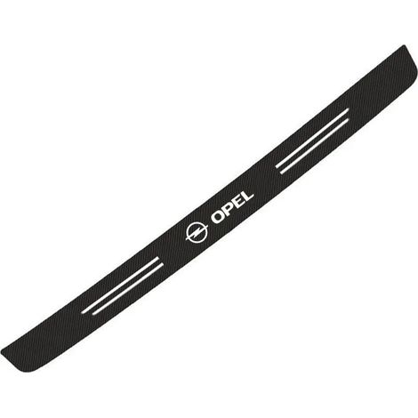 (1 pièce) Autocollants de seuil de porte de voiture,en fibre de carbone,résistants aux rayures,pour Opel OPC (1/3)