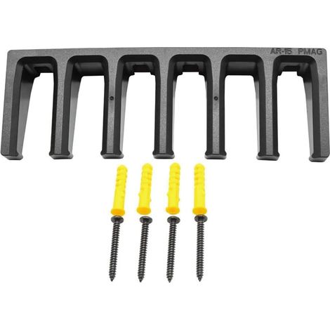 Kit di montaggio a parete, scaffale portaoggetti standard a 6 scomparti, supporto espositivo per casa, cassaforte, armadio
