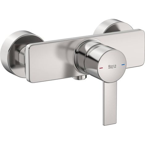 Grifo exterior para ducha - TARGA - Roca  Acabado: Acero inox (1/2)