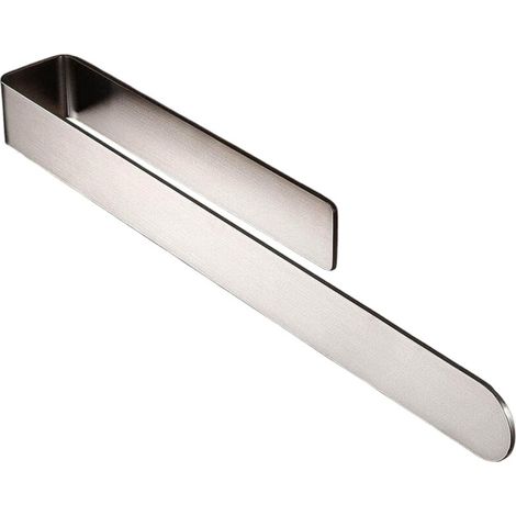 Porte-serviettes sans perçage, barre porte-serviettes, acier inoxydable brossé 37 cm (1/5)